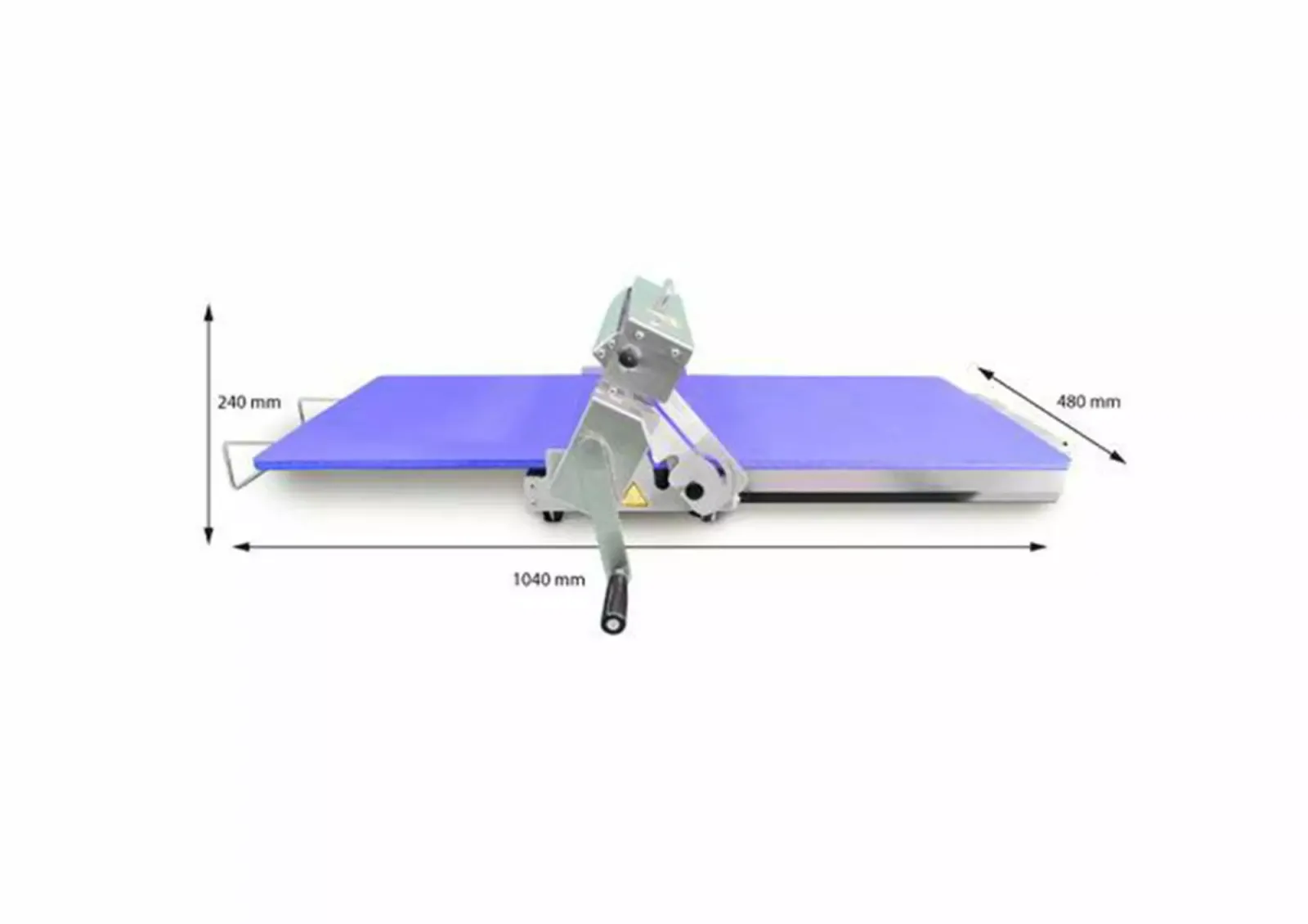 XAVIS manuele uitroltafel met plaat