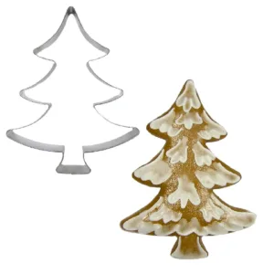 BNC uitsteekvorm kerstboom RVS - 12,5cm