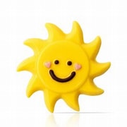 Chocolade zon - 5st. - 4cm
