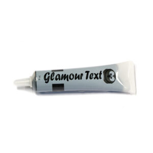 Glitter schrijftube zilver - 34g