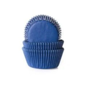 HoM cakevorm donker blauw - 50x33mm - 50 stuks