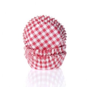 HoM cupcakevorm boerenruit/rood - 50X33mm - 50 stuks