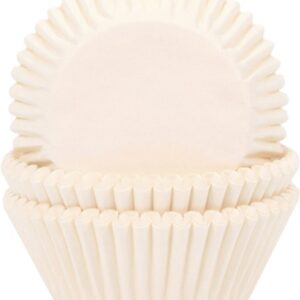HoM cupcakevorm ivoor - 50X33mm - 50 stuks