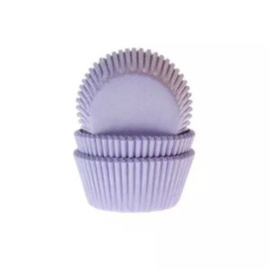 HoM cupcakevorm lila - 50X33mm - 48 stuks