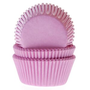 HoM cupcakevorm roos - 50x33mm - 50 stuks