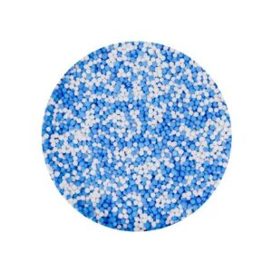 Nonpareil strooisel - donkerblauw/wit - 100g