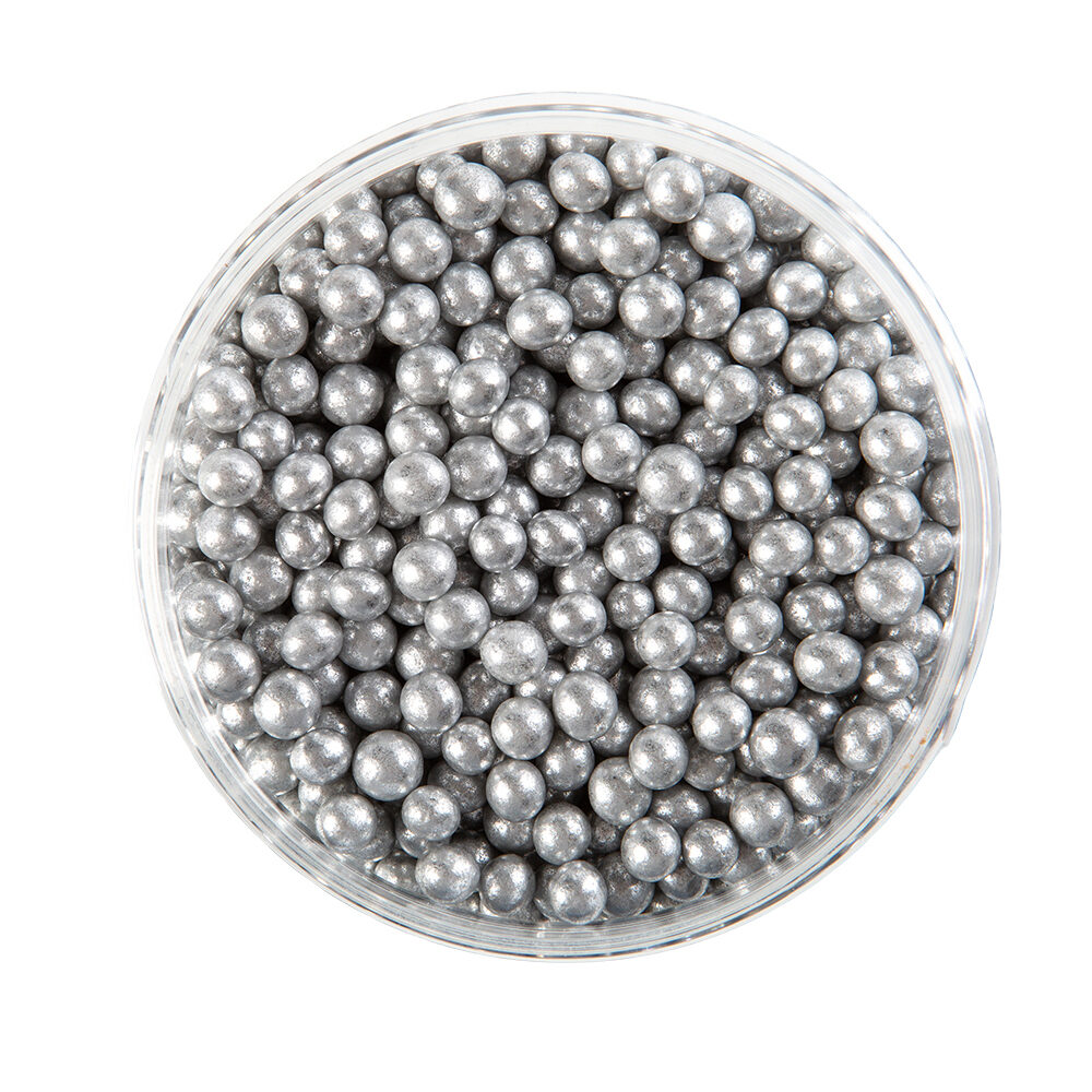 Softparels zilver - 4mm - 600g